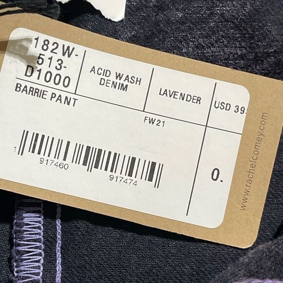 Rachel Comey Lavender Acid Wash Barrie Pants - Picture 4 of 7